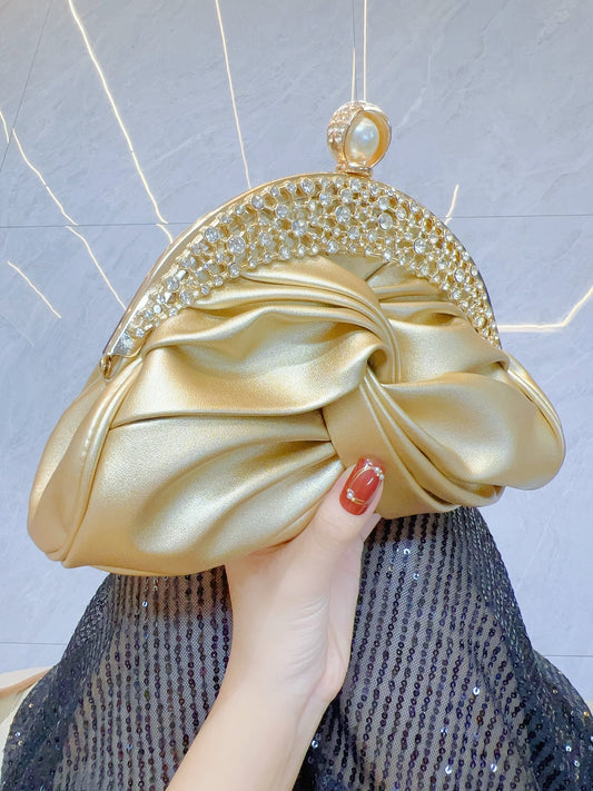 Pochette Éclat — Strass et Chaîne