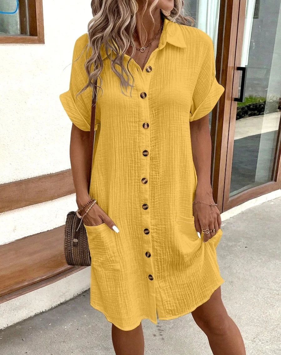 Robe Mini Vintage — Manches 3/4