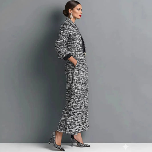 Ensemble Lucía — Veste Cintrée et Pantalon Large