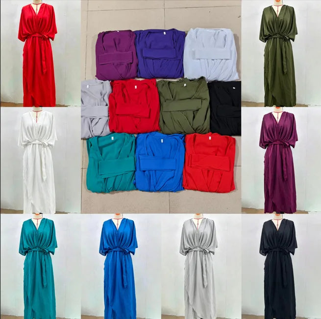 Robe Boho — Manches Chauve-Souris