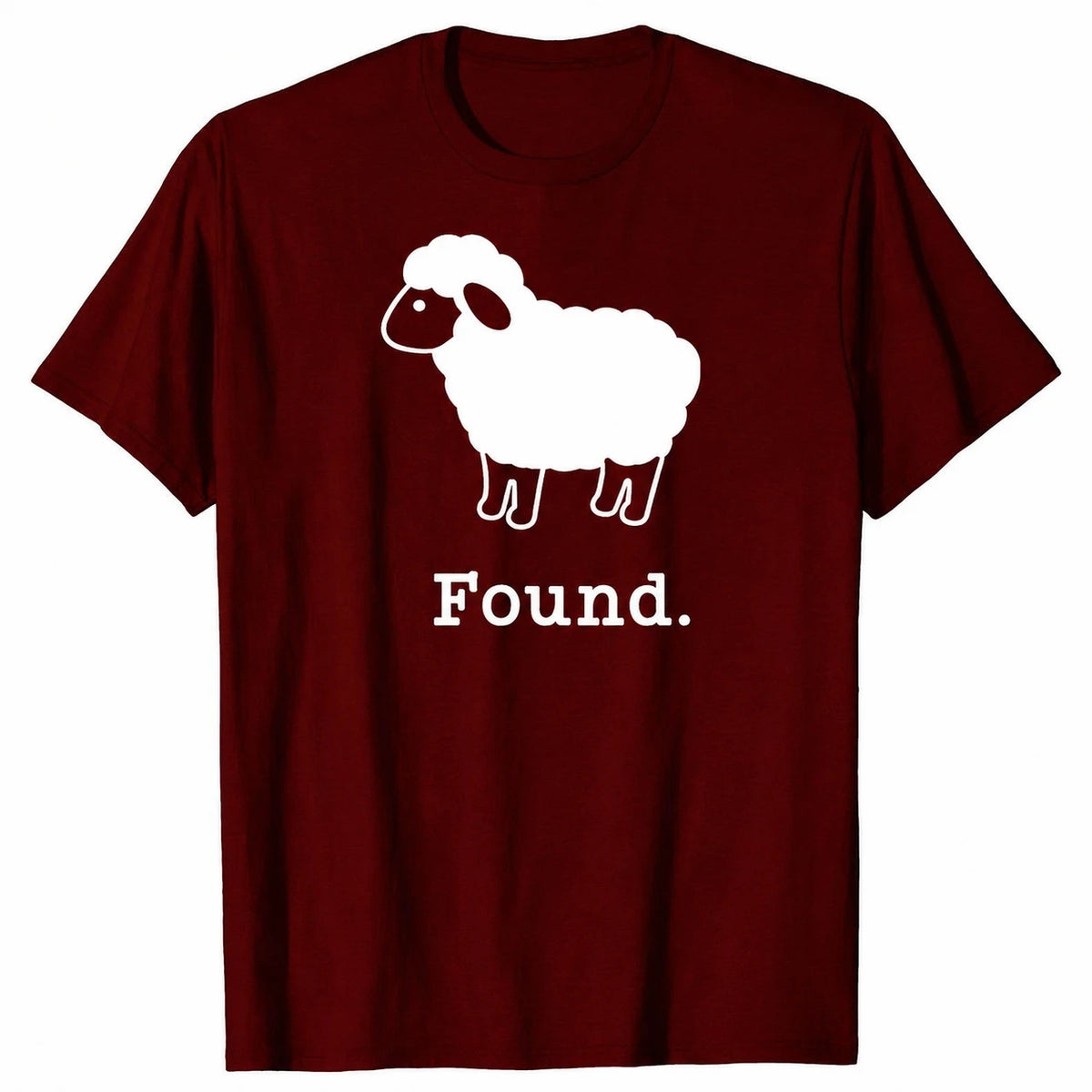 T-shirt Foi — Motif Agneau Minimaliste