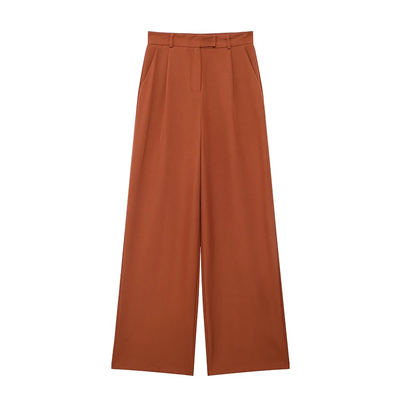 Pantalon Roma — Droit Taille Haute