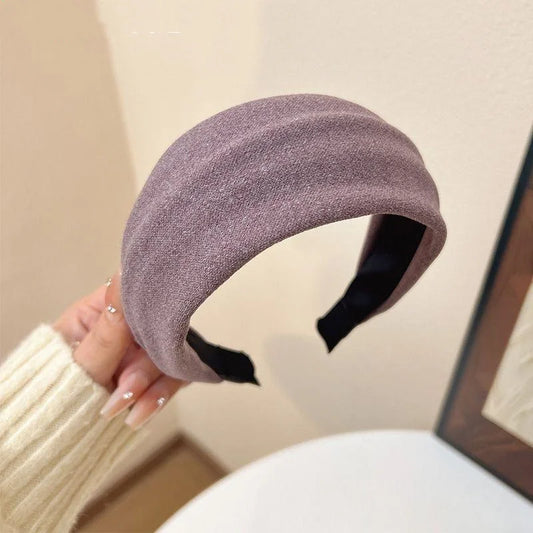Bandeau en Maille — Large et Rétro