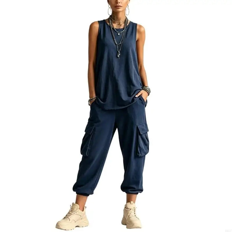 Ensemble Vera — Gilet et Pantacourt Large