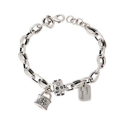 Bracelet Porte-Bonheur Vintage — Argent 925