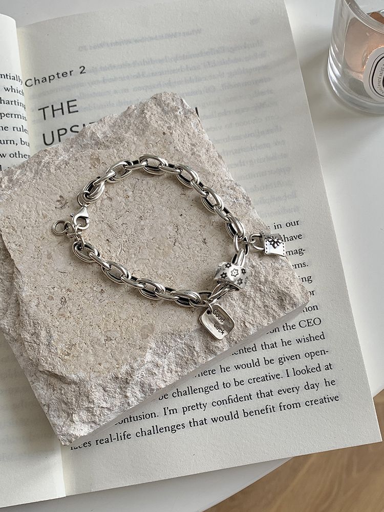 Bracelet Porte-Bonheur Vintage — Argent 925