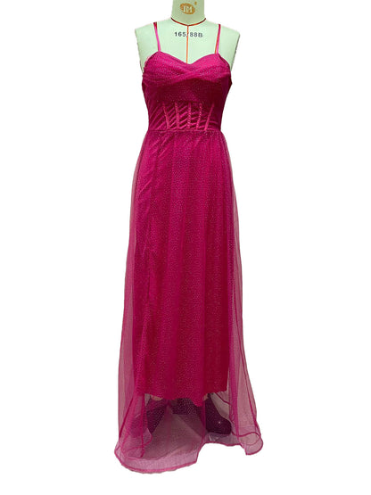 Robe Longue Dorée — À Bretelles