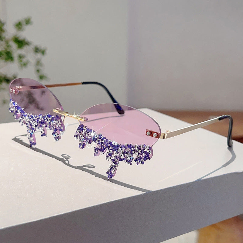Lunettes Stella — Sans Monture avec Cristaux