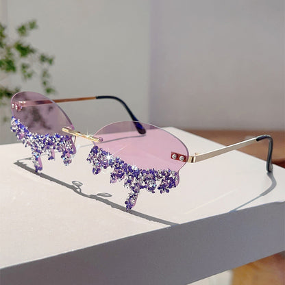 Lunettes Stella — Sans Monture avec Cristaux