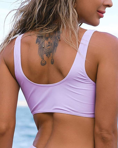 Haut de Bikini Marina — Push-Up Col V