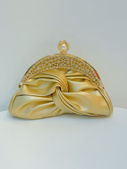 Pochette Éclat — Strass et Chaîne