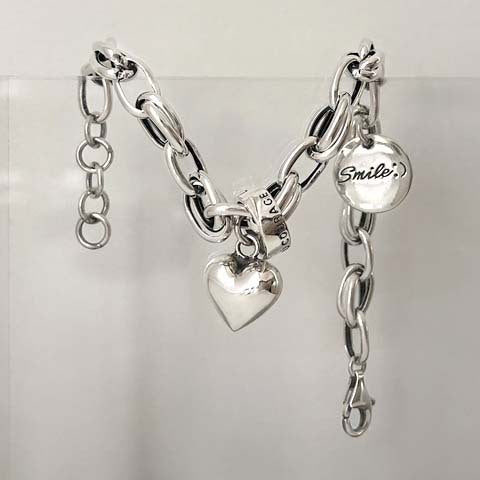 Bracelet Porte-Bonheur Vintage — Argent 925