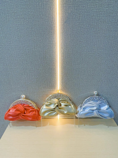 Pochette Éclat — Strass et Chaîne