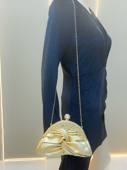 Pochette Éclat — Strass et Chaîne