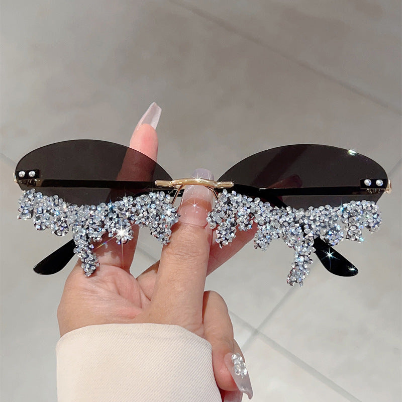 Lunettes Stella — Sans Monture avec Cristaux