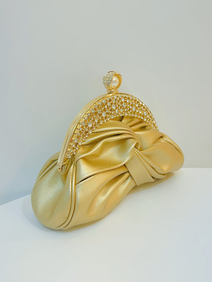 Pochette Éclat — Strass et Chaîne