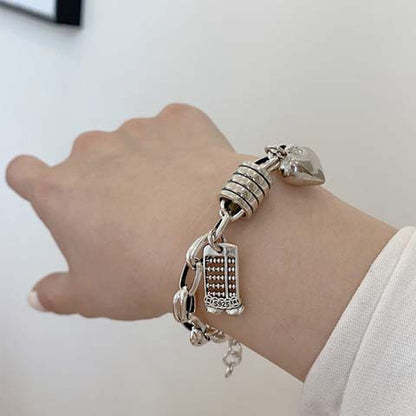 Bracelet Porte-Bonheur Vintage — Argent 925