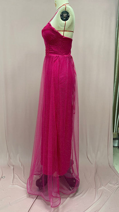 Robe Longue Dorée — À Bretelles