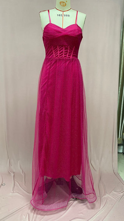 Robe Longue Dorée — À Bretelles