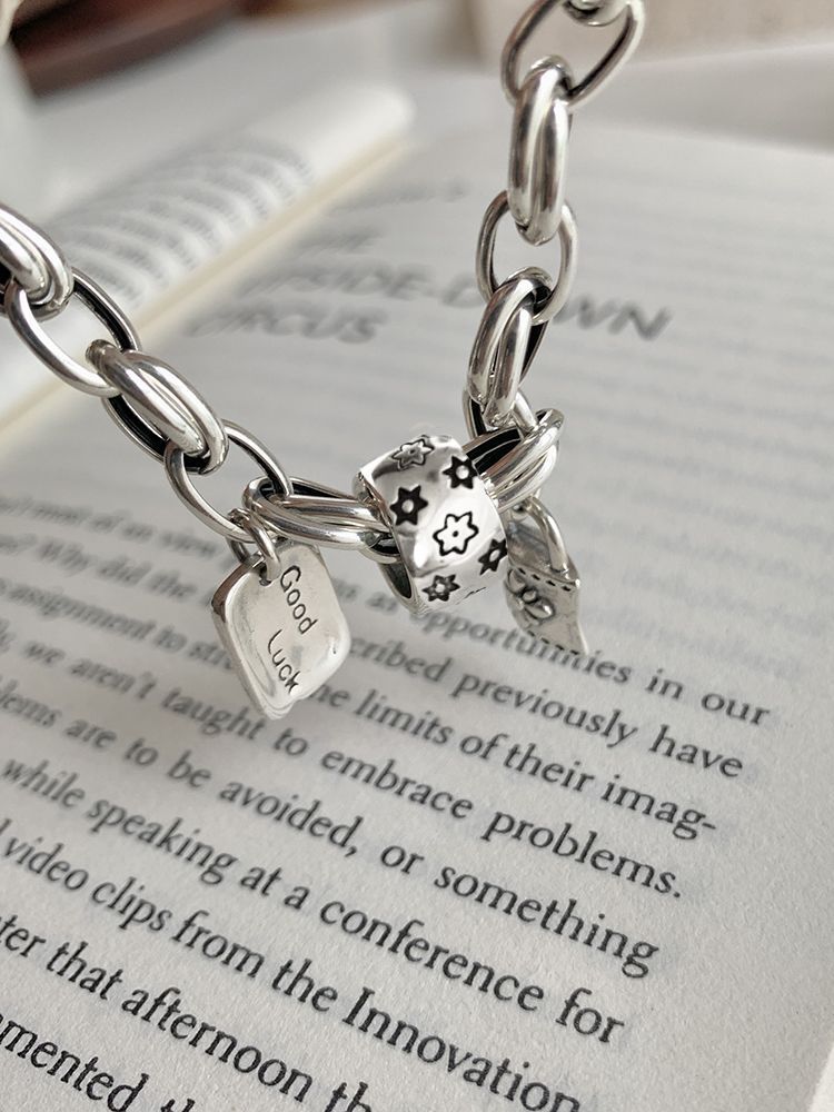 Bracelet Porte-Bonheur Vintage — Argent 925