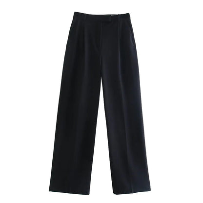 Pantalon Roma — Droit Taille Haute