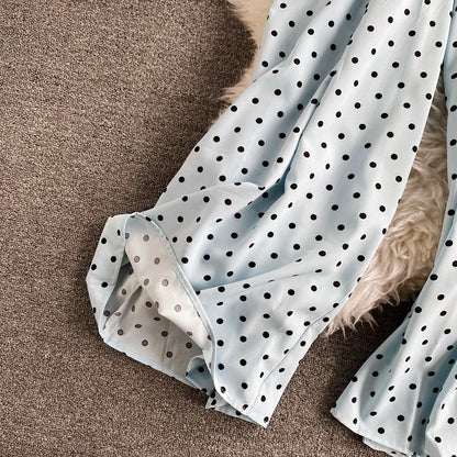 Combinaison Fluide à Pois — Col V
