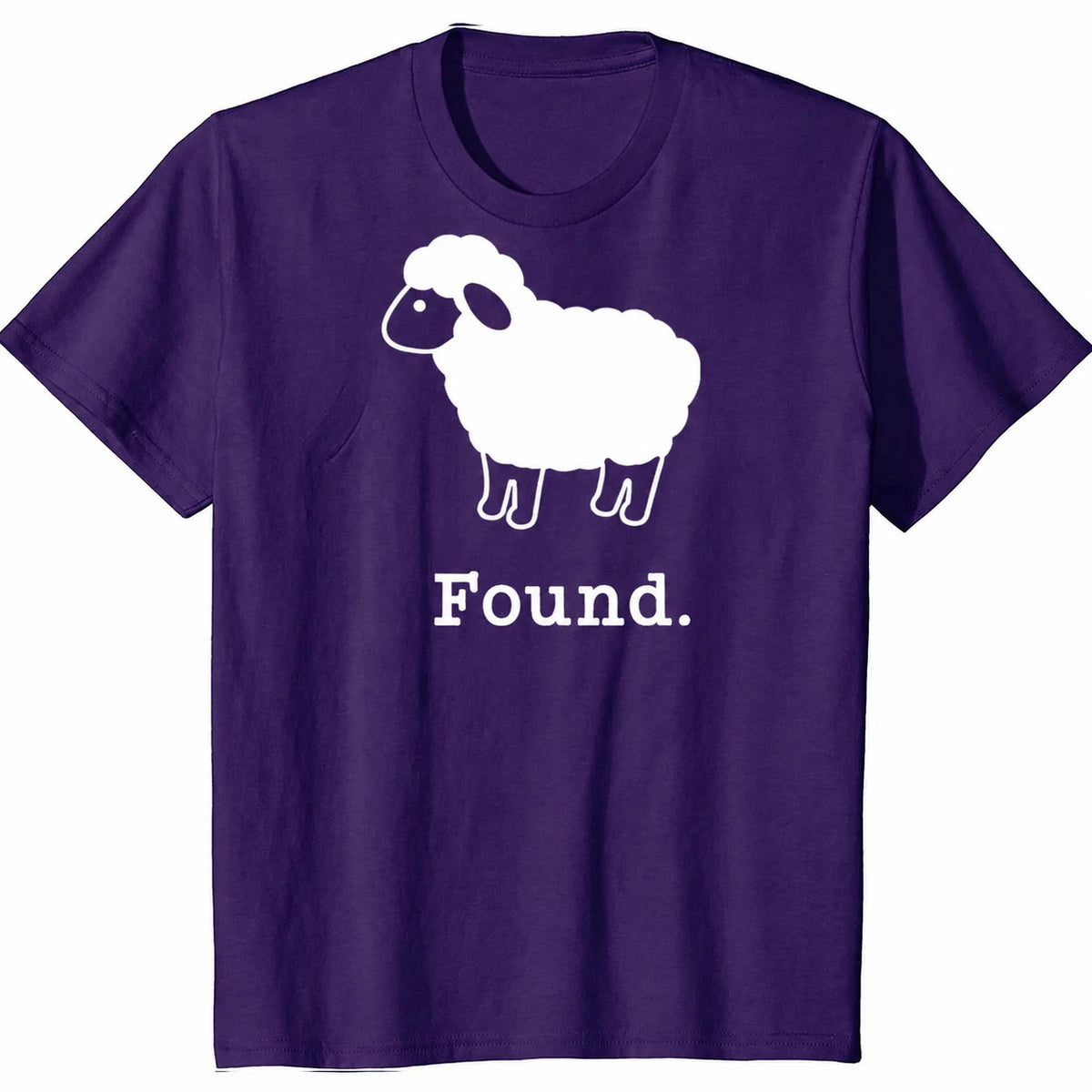 T-shirt Foi — Motif Agneau Minimaliste