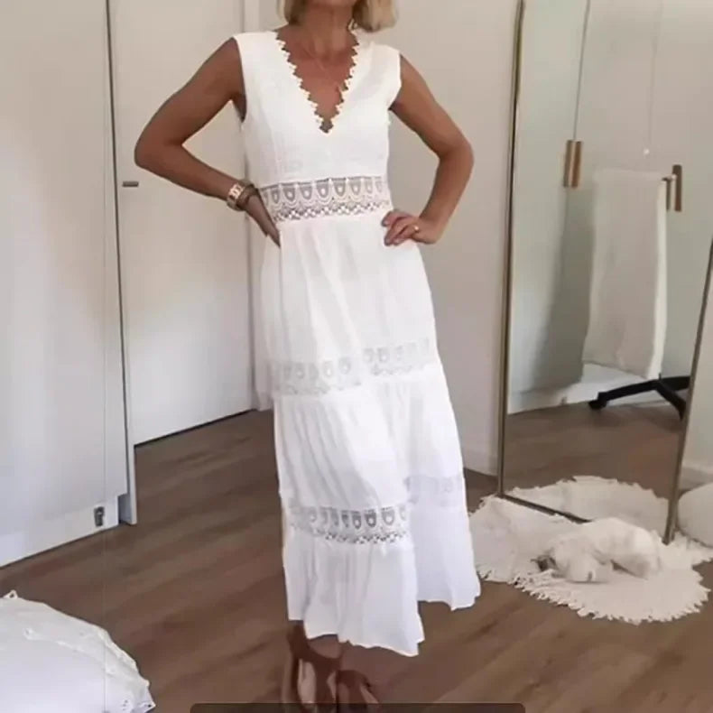 Robe Longue Élégante — Dentelle