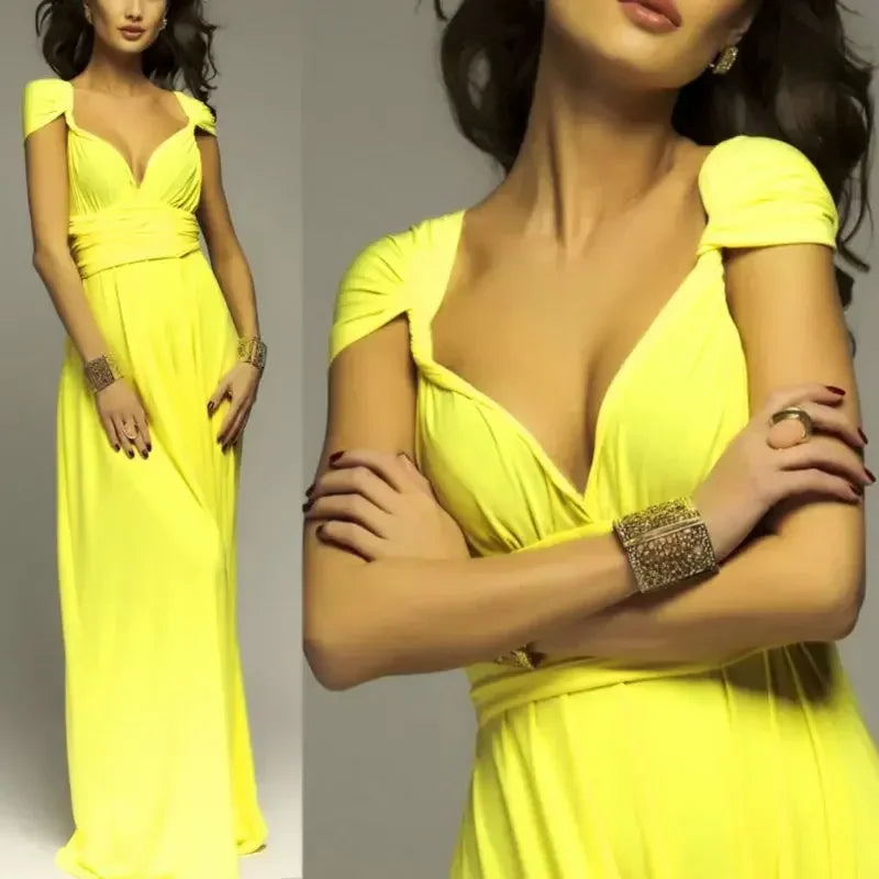 Robe Maxi Polyvalente — Col V