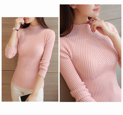 Pull Elisa — Maille à Col Montant