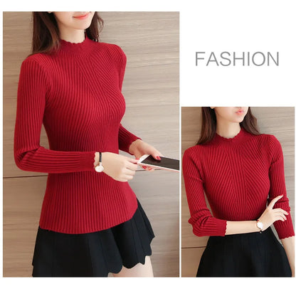 Pull Elisa — Maille à Col Montant