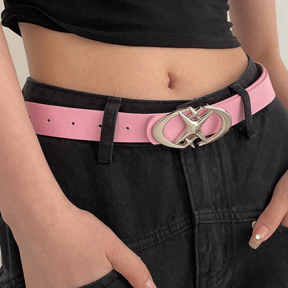 Ceinture Y2K — Similicuir pour Jean