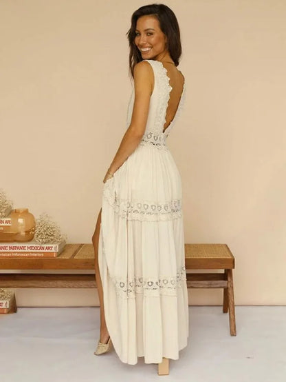 Robe Longue Élégante — Dentelle