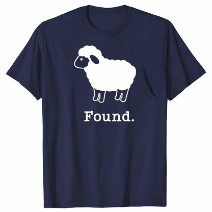 T-shirt Foi — Motif Agneau Minimaliste