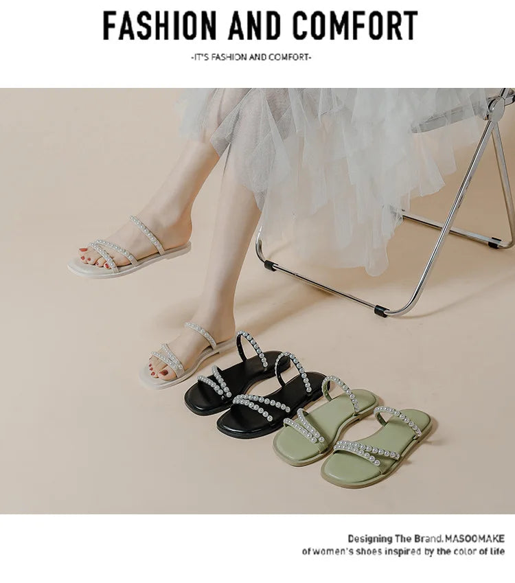 Sandales Perla — Plates et Confortables