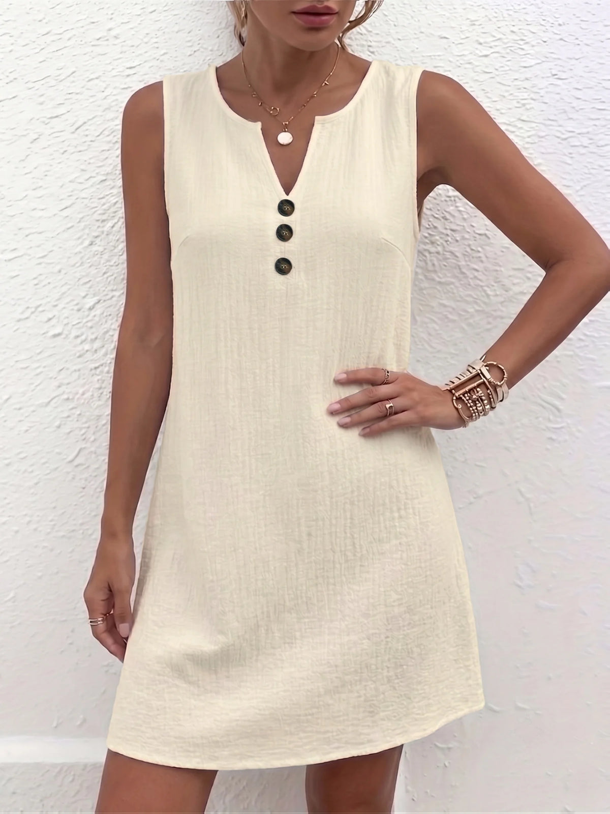 Robe Alba — Sans Manches, Grande Taille