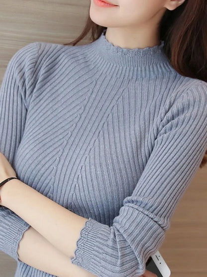 Pull Elisa — Maille à Col Montant