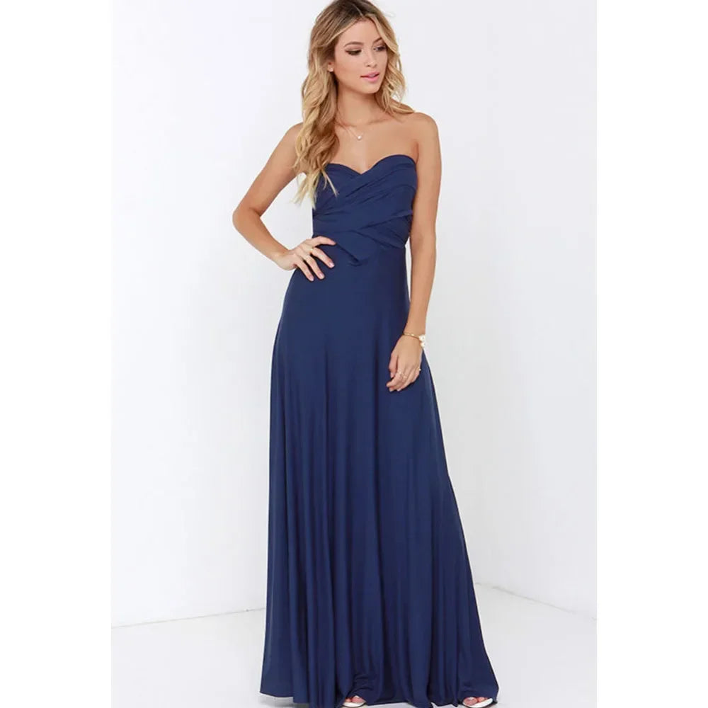 Robe Maxi Polyvalente — Col V