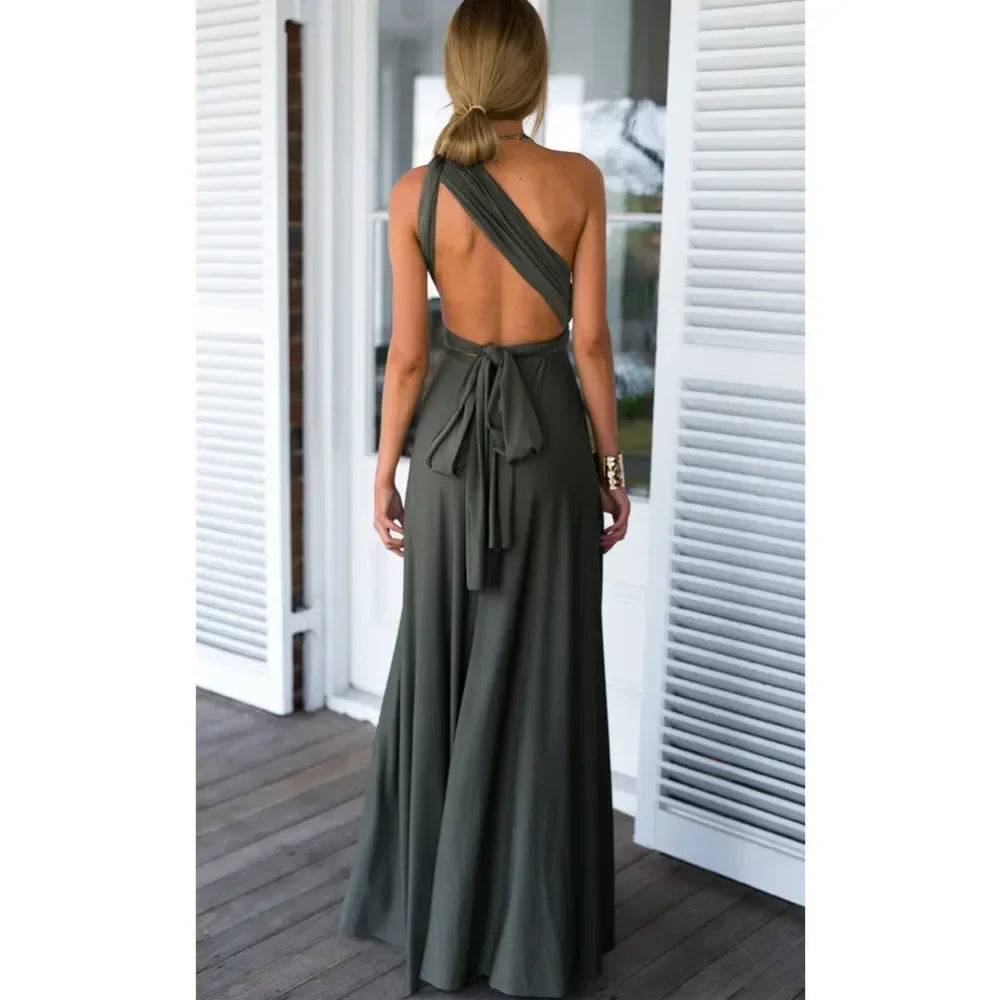 Robe Maxi Polyvalente — Col V