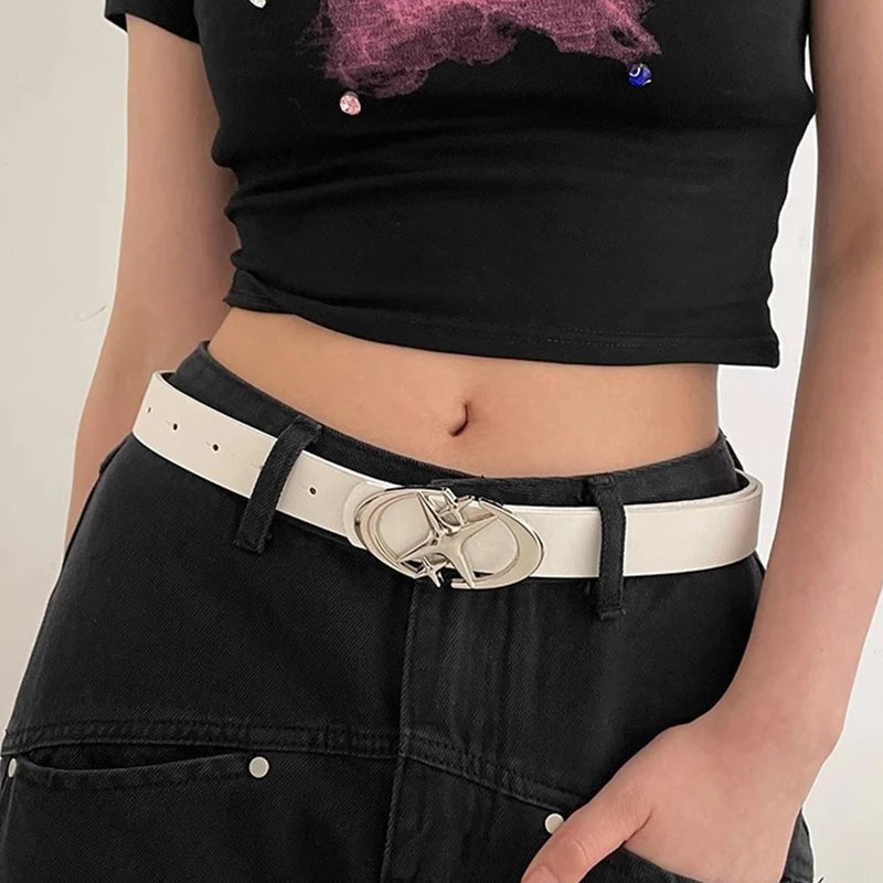 Ceinture Y2K — Similicuir pour Jean
