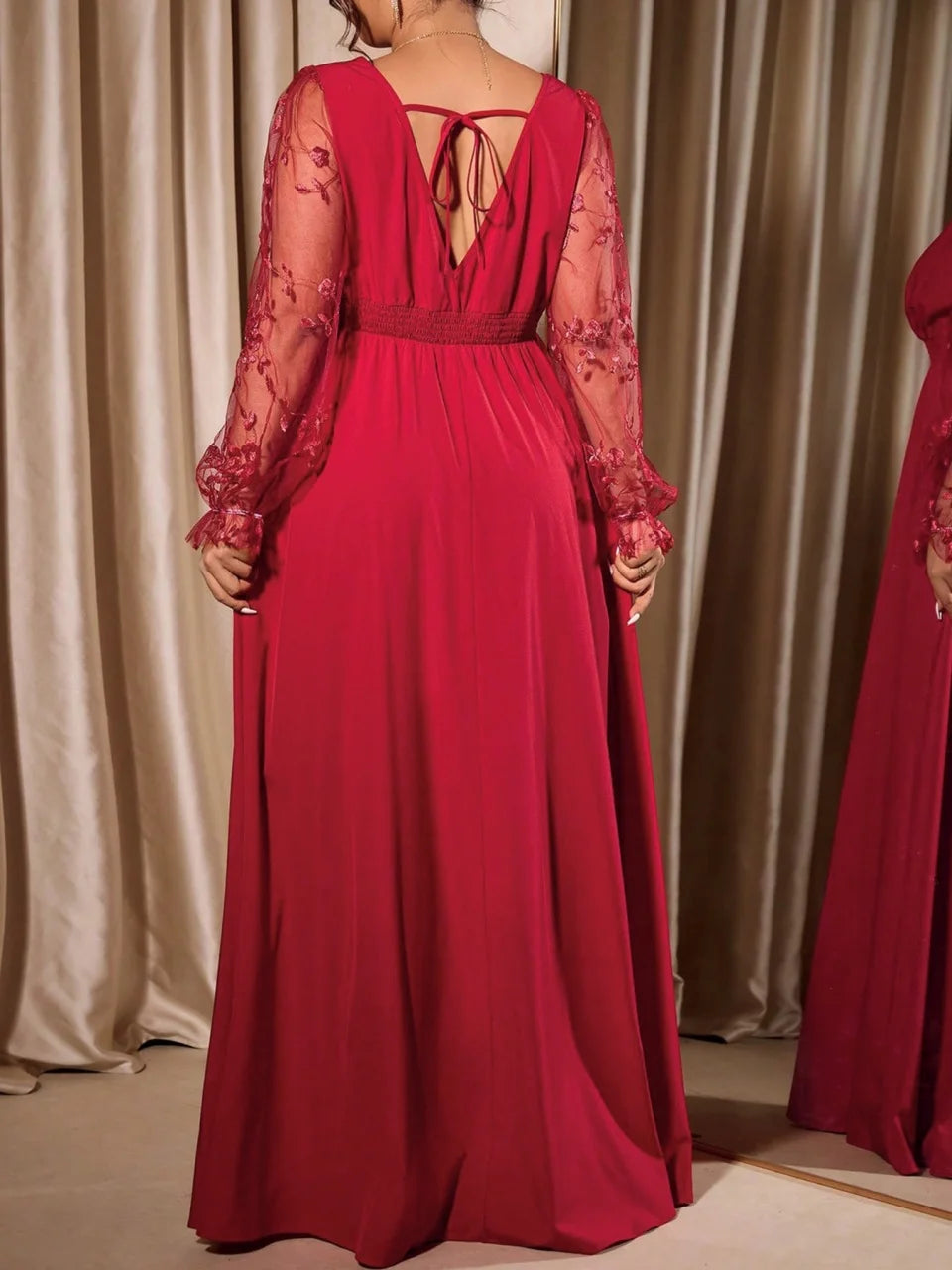 Robe Serena — Longue à Col V