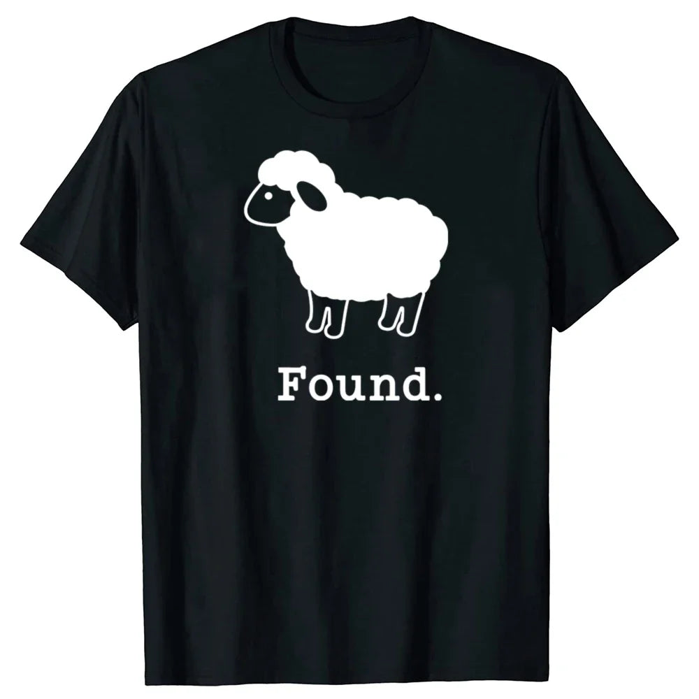 T-shirt Foi — Motif Agneau Minimaliste