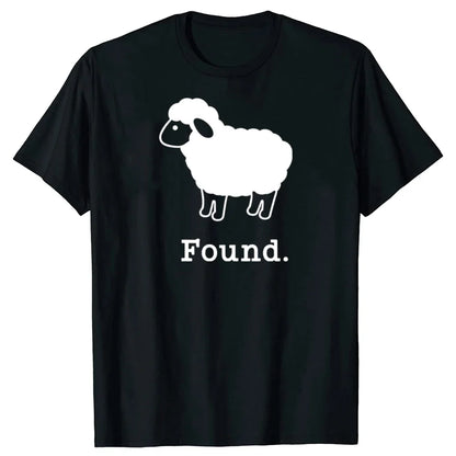 T-shirt Foi — Motif Agneau Minimaliste