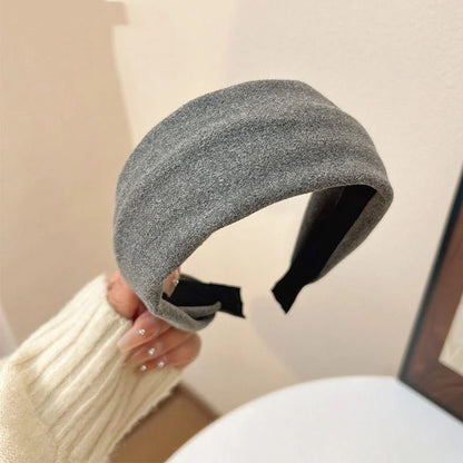 Bandeau en Maille — Large et Rétro