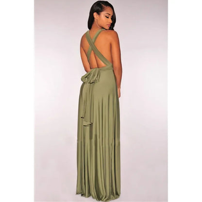 Robe Maxi Polyvalente — Col V