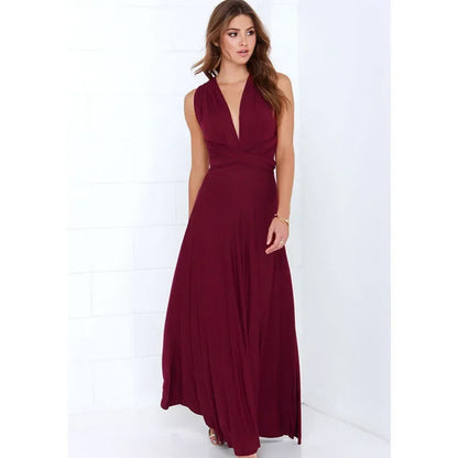 Robe Maxi Polyvalente — Col V