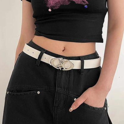 Ceinture Y2K — Similicuir pour Jean