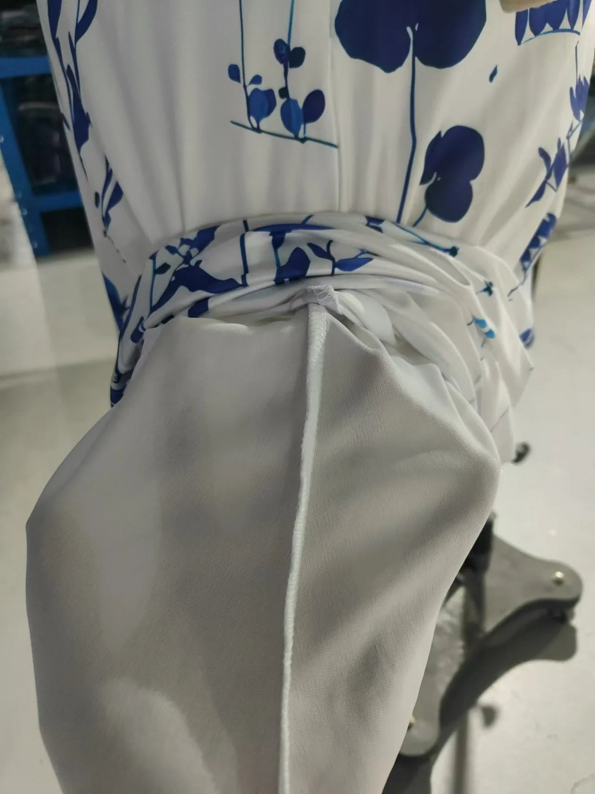 Robe Longue Fleurie — Taille Haute