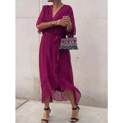 Robe Boho — Manches Chauve-Souris