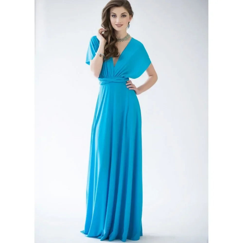 Robe Maxi Polyvalente — Col V